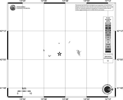 Mappa EMS - territori località