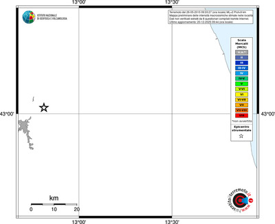 Mappa MCS - territori località