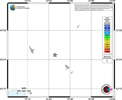 Mappa EMS - territori località