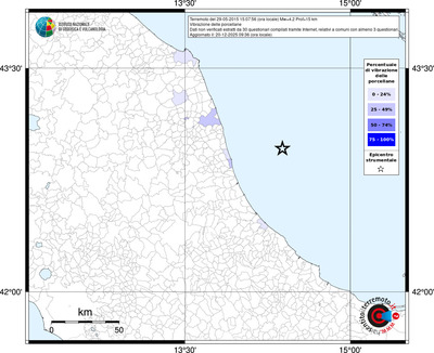 Mappa territorio comunale con almeno 3 questionari