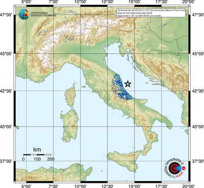 Area di invio delle email agli iscritti