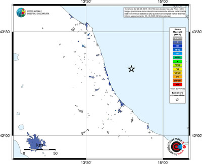 Mappa MCS - territori località