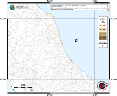 Mappa territorio comunale con almeno 3 questionari