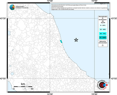 Mappa territorio comunale con almeno 3 questionari