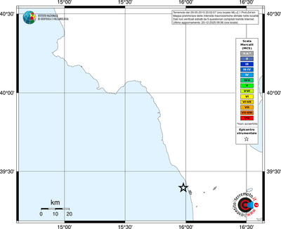 Mappa MCS - territori località