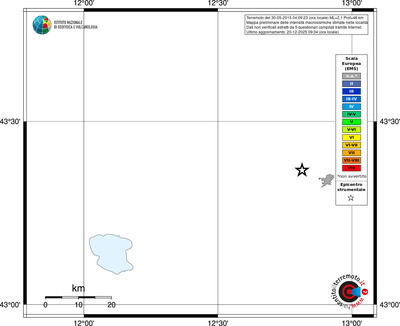 Mappa EMS - territori località