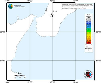 Mappa EMS - territori località
