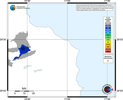 Mappa EMS - territori comuni