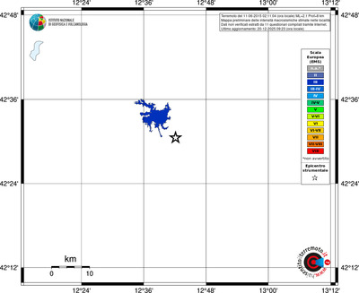 Mappa EMS - territori località