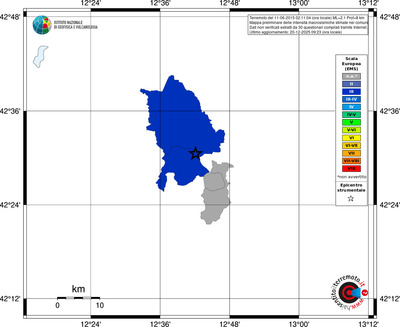 Mappa EMS - territori comuni