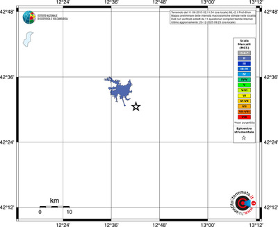 Mappa MCS - territori località