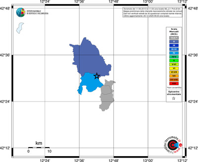 Mappa MCS - territori comuni