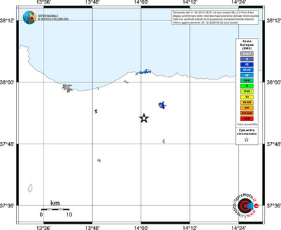 Mappa EMS - territori località