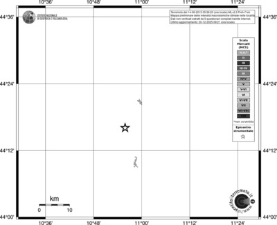 Mappa MCS - territori località