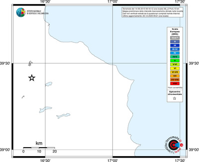 Mappa EMS - territori località