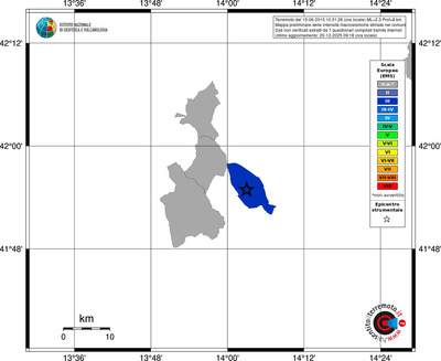 Mappa EMS - territori comuni