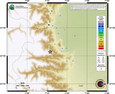Mappa EMS - località