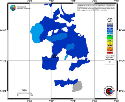Mappa EMS - territori comuni