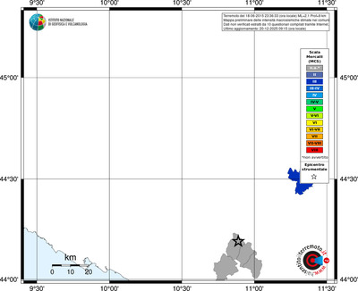 Mappa MCS - territori comuni
