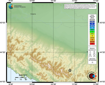Mappa MCS - località