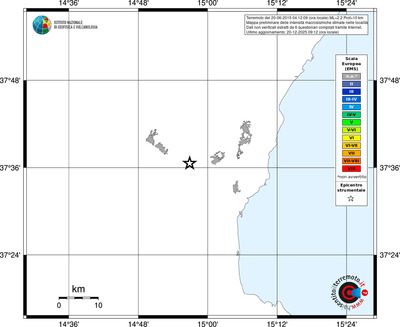 Mappa EMS - territori località