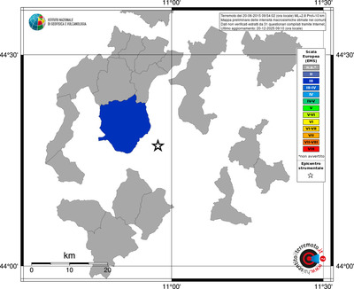Mappa EMS - territori comuni