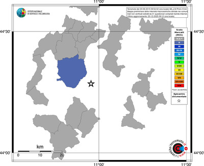 Mappa MCS - territori comuni