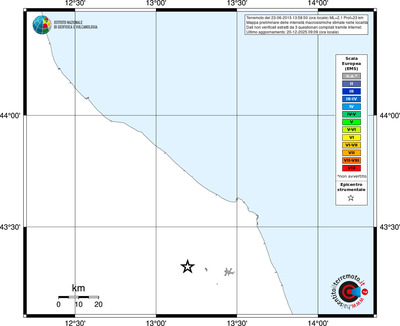 Mappa EMS - territori località