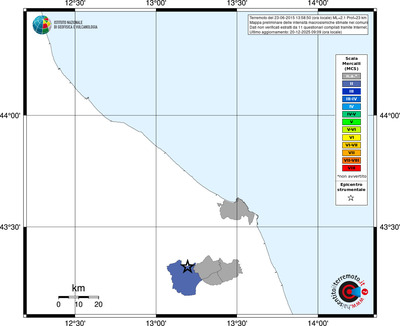 Mappa MCS - territori comuni