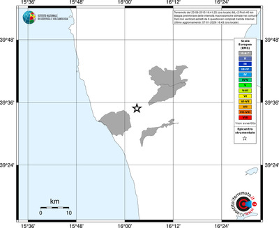 Mappa EMS - territori comuni