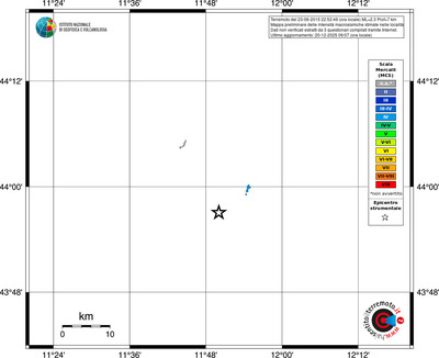 Mappa MCS - territori località