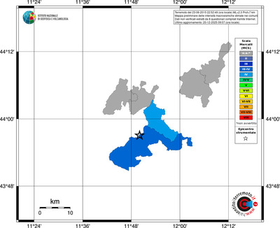 Mappa MCS - territori comuni