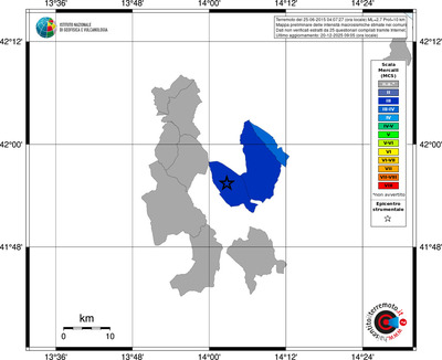 Mappa MCS - territori comuni