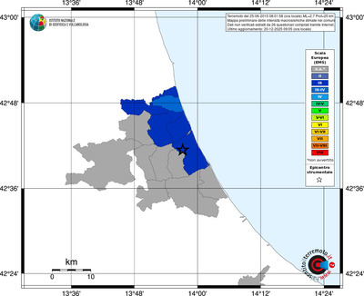 Mappa EMS - territori comuni
