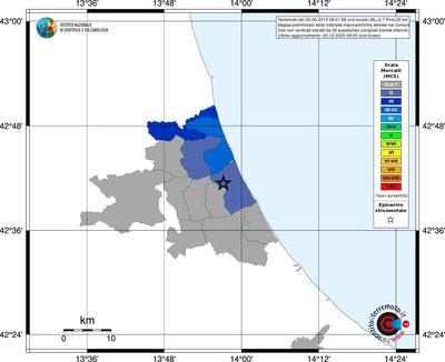 Mappa MCS - territori comuni