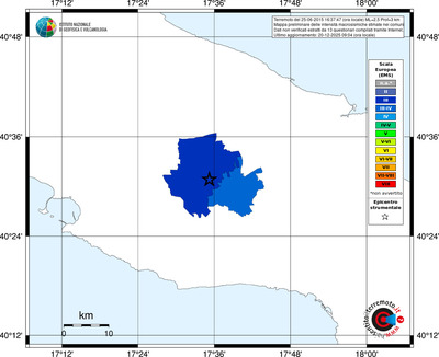 Mappa EMS - territori comuni