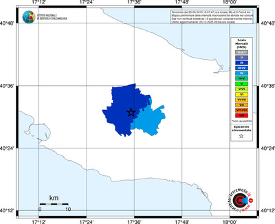 Mappa MCS - territori comuni