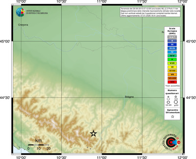 Mappa EMS - località