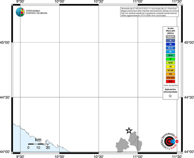 Mappa MCS - territori comuni
