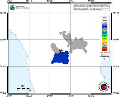 Mappa EMS - territori comuni