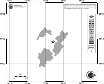 Mappa MCS - territori comuni