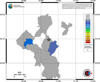 Mappa MCS - territori comuni