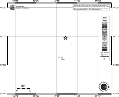 Mappa EMS - territori località