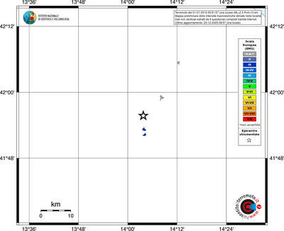 Mappa EMS - territori località