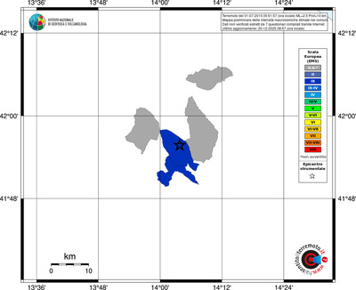 Mappa EMS - territori comuni