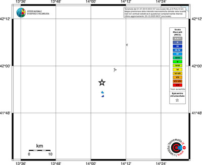 Mappa MCS - territori località