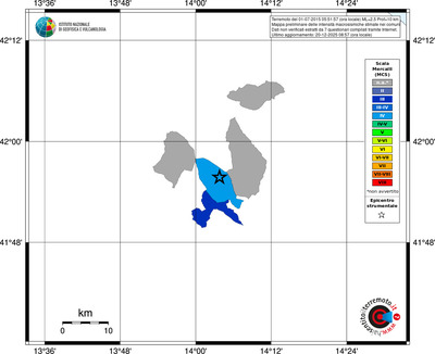 Mappa MCS - territori comuni