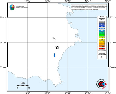 Mappa EMS - territori località
