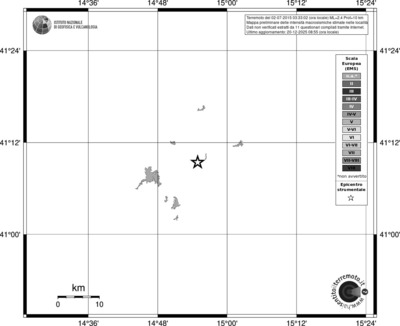 Mappa EMS - territori località