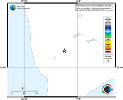 Mappa EMS - territori località